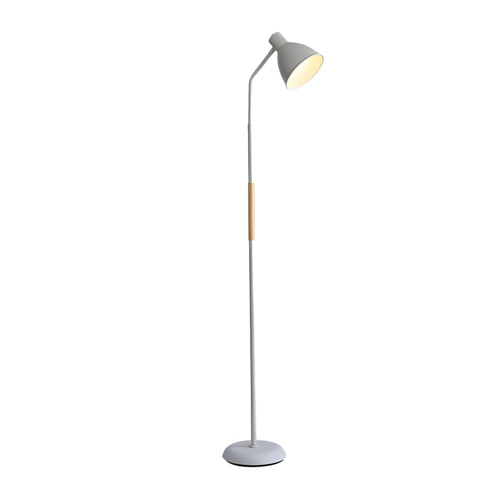 WINTHORPE 59-INCH WOODEN AND METAL ARC LED FLOOR LAMP