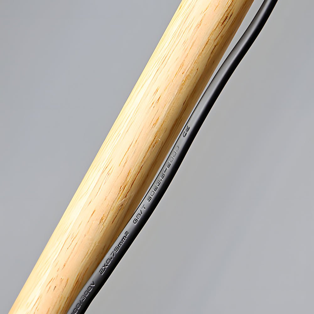 WINTHORPE 59-INCH WOODEN AND METAL ARC LED FLOOR LAMP