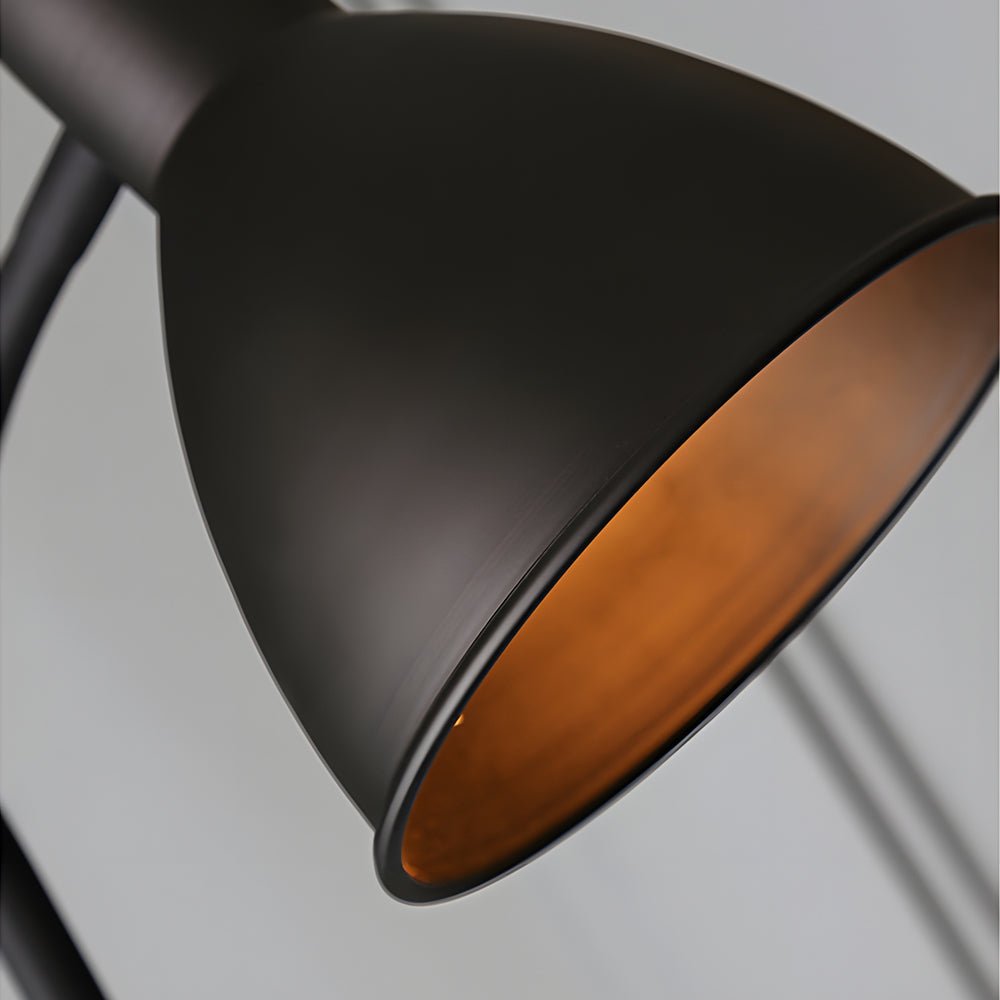 WINTHORPE 59-INCH WOODEN AND METAL ARC LED FLOOR LAMP