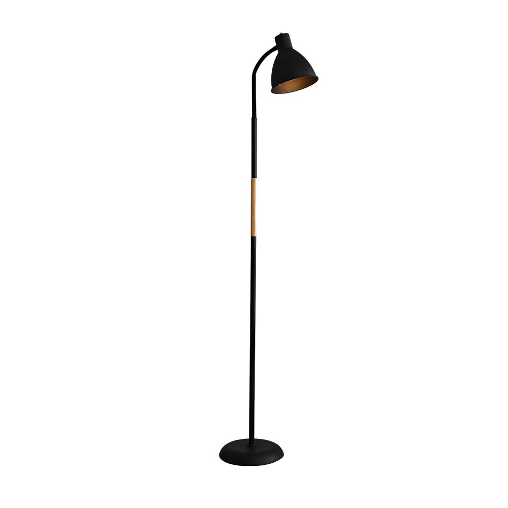 WINTHORPE 59-INCH WOODEN AND METAL ARC LED FLOOR LAMP