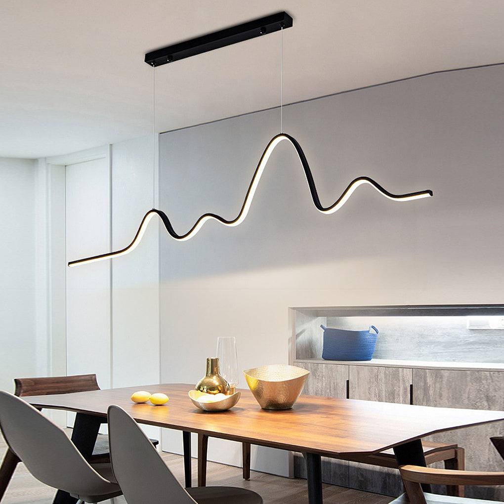 FENWICK WAVING STRIP LED CHANDELIER WITH DIMMING FUNCTION