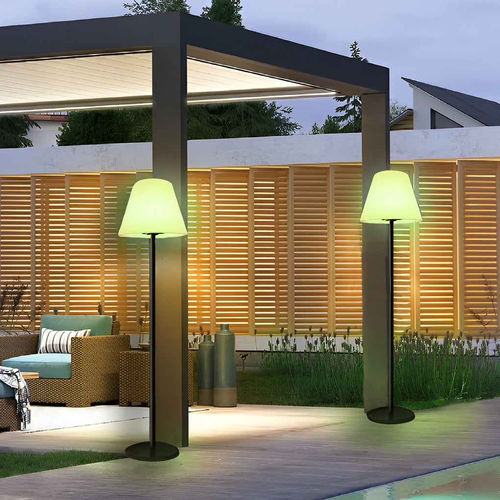 WINTHROP MODERN METAL LED FLOOR LAMP WITH SHADE