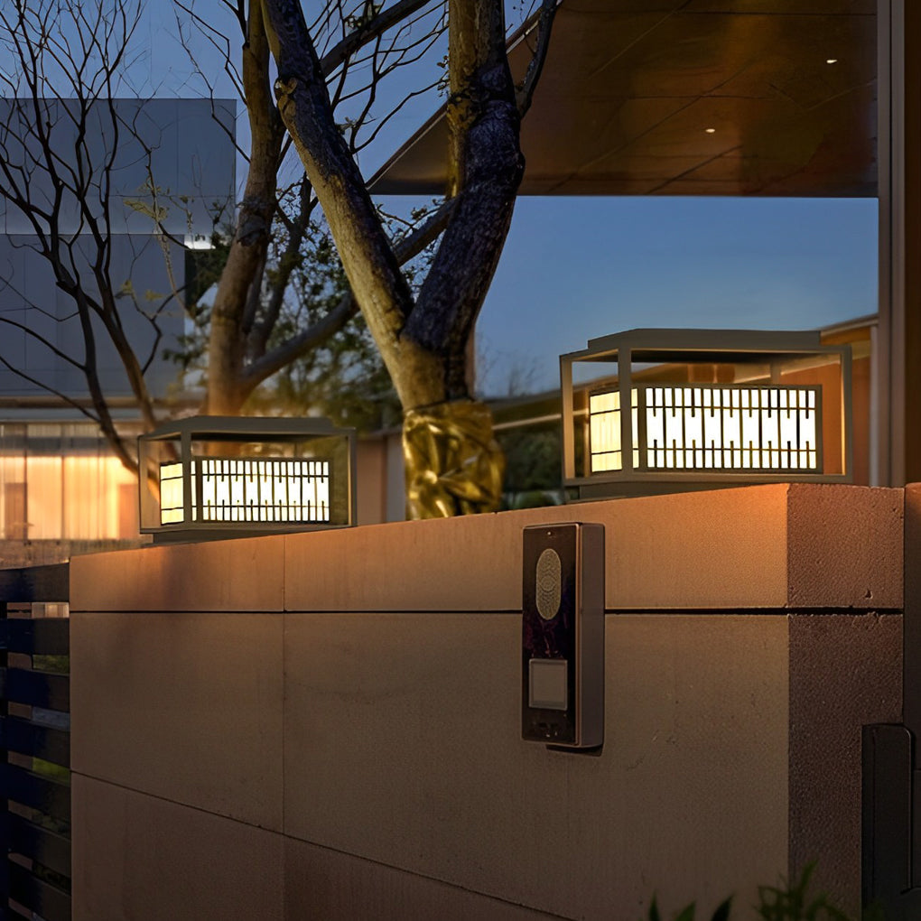 WINDSOR SQUARE VINTAGE LED OUTDOOR PILLAR LIGHTING