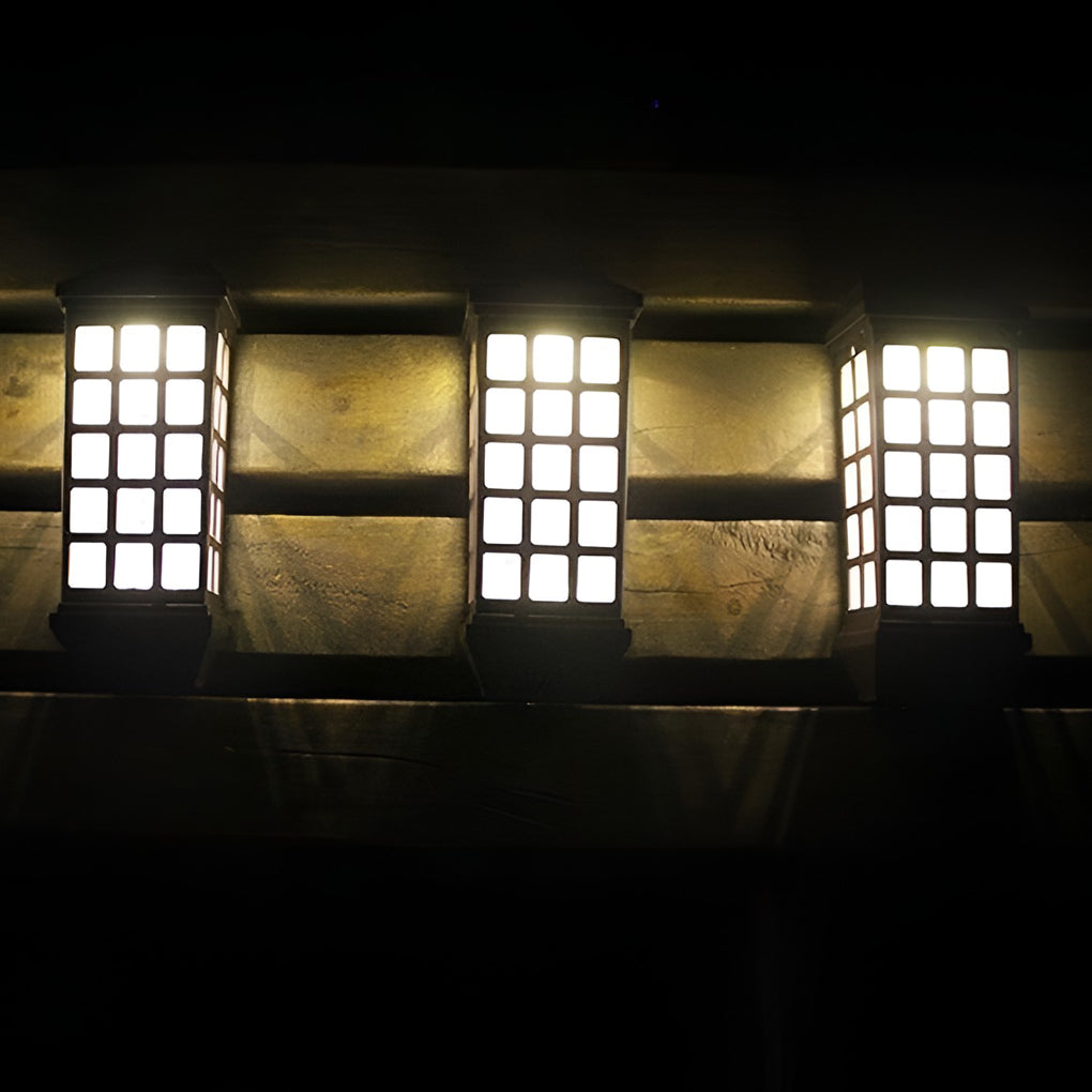 WHITBY SOLAR-PANELLED ILLUMINATED WALL SCONCE