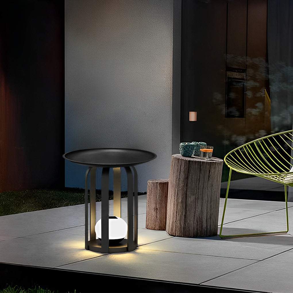 WINTHORPE AQUA-RESISTANT ALFRESCO DINING SET & LUMINAIRE