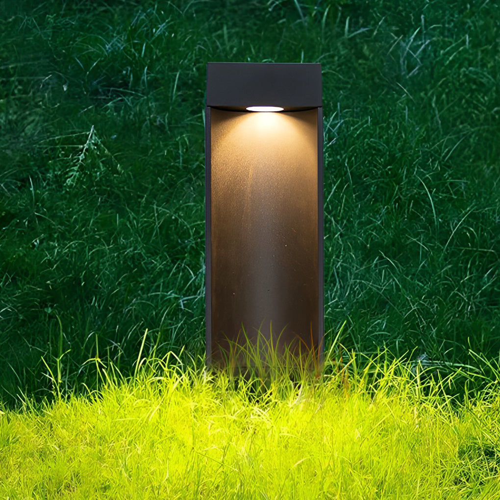 RAVENHURST 5W BLACK OUTDOOR GARDEN LANTERN WITH OPEN FRONT DESIGN AND ENERGY-SAVING TECHNOLOGY