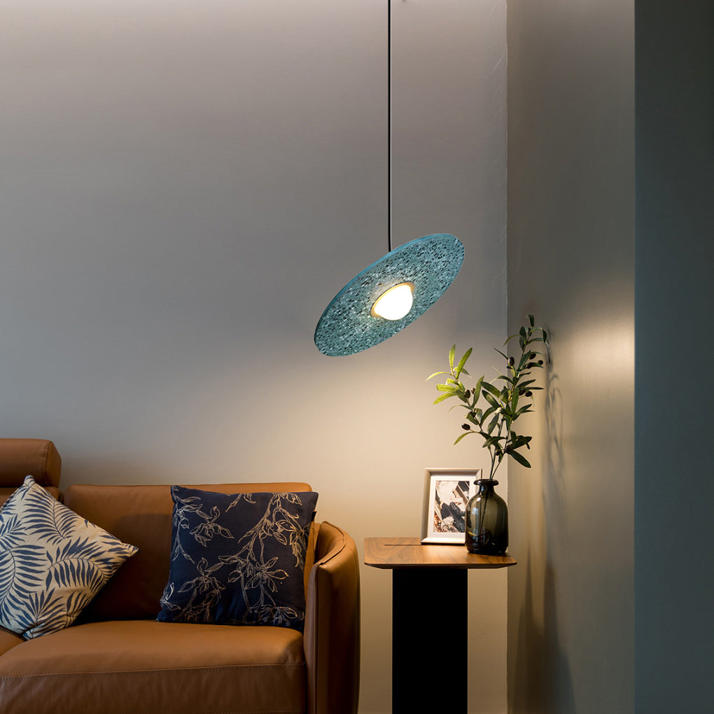 ASTRID POLISHED STONE ORBITAL PENDANT LIGHT