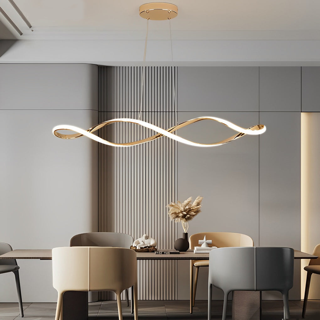 WINTHROP MODERN ARTISAN DUAL-TONE LED CHANDELIER