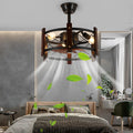 WINTERBOURNE METAL BLADELESS CEILING FAN WITH CHANDELIER