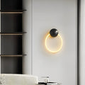 ALDERSON NIGHTFALL CIRCULAR WOVEN LED WALL LANTERN