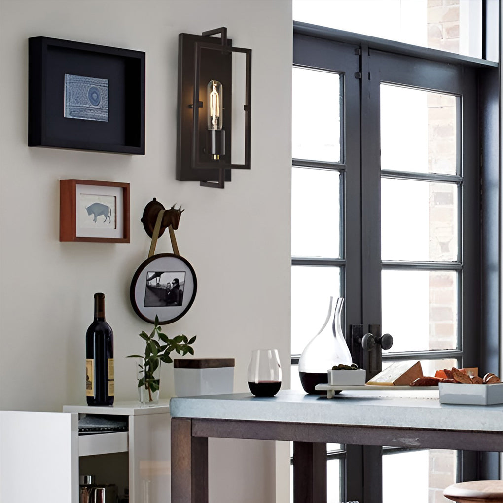 RAVENSCROFT INDUSTRIAL RECTANGLE WALL SCONCE