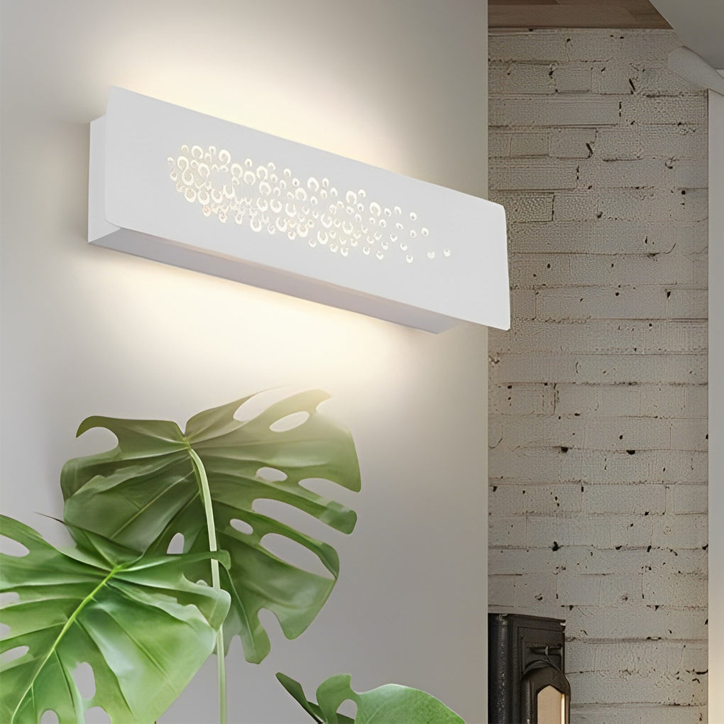 WINTERBOURNE RECTANGULAR NORDIC LED WALL LANTERN