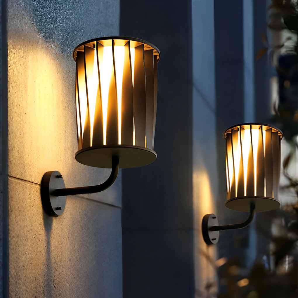 WINTHROP TWISTED WATERPROOF LED OUTDOOR WALL SCONCE