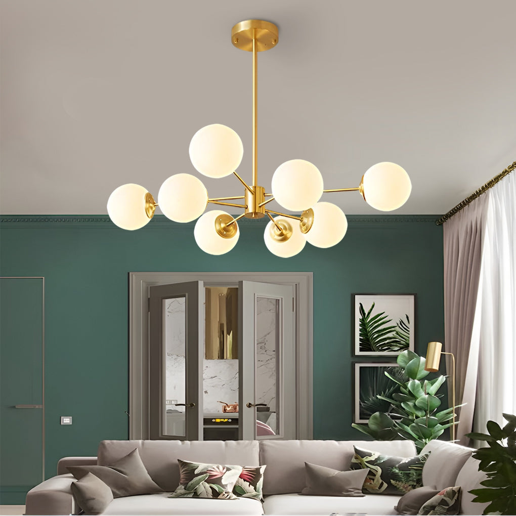 WINTERBOURNE SIX-BULB DIMMING LED CHANDELIER FOR KITCHEN ISLAND