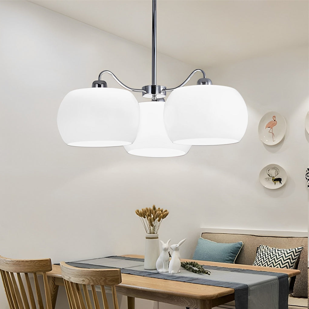 WINDSOR GLASS TRIO HANGING CHANDELIER