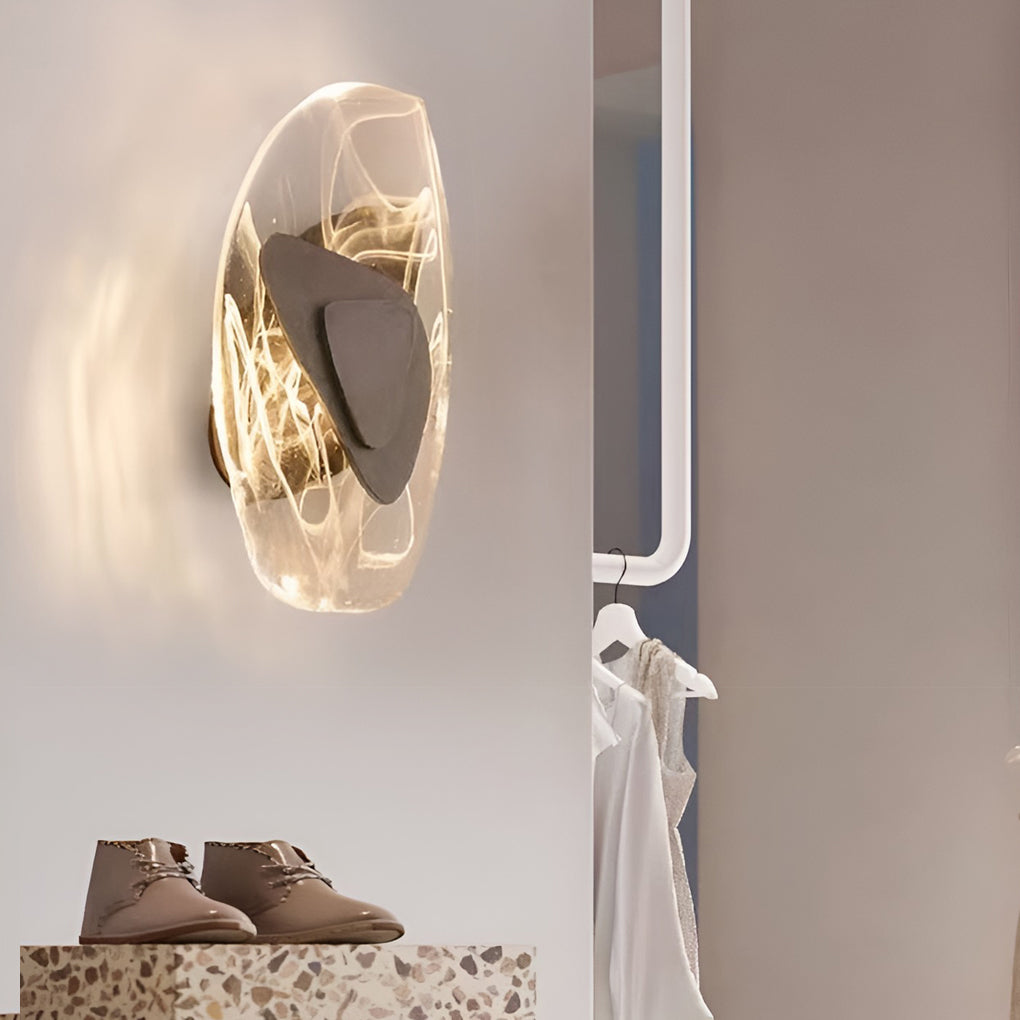 THORNBURY GLASS TRIPLE DIMMER WALL SCONCE