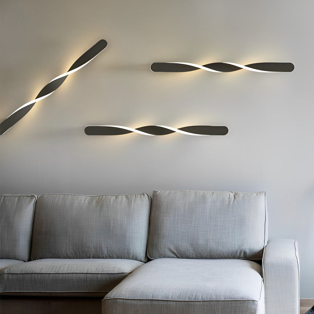 WINTERBOURNE TWISTED LED WALL SCONCE WITH 29W ILLUMINATION
