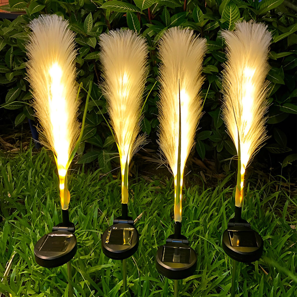1. **CARNARVON GLOWING REED SOLAR GARDEN LIGHTS**  
   Illuminate your outdoor space with these charming solar-powered lamps designed to mimic the natural beauty of reeds, bringing a soft, ambient glow to your lawn.

2. **LAVENDER HILL SOLAR FLARE LAMP SE