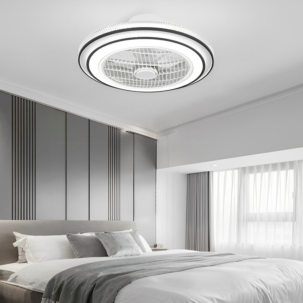 WINTERBOURNE WHISPERING BREEZE BLADLESS CEILING FAN WITH INTEGRATED LIGHTING