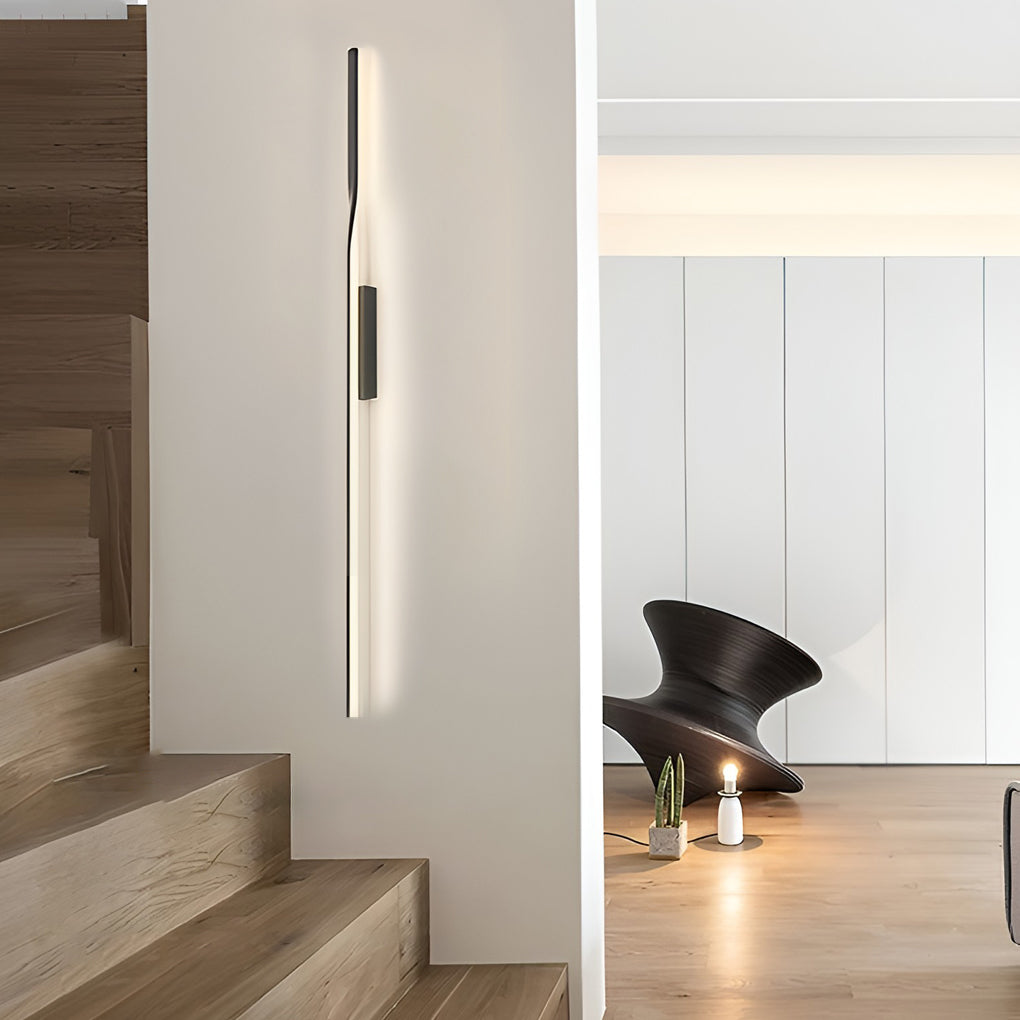 WINTHROP LINEAR BLACK LED WALL SCONCE
