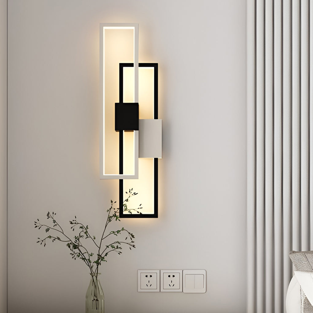 WINDSOR TRIO RECTANGULAR LED WALL SCONCE