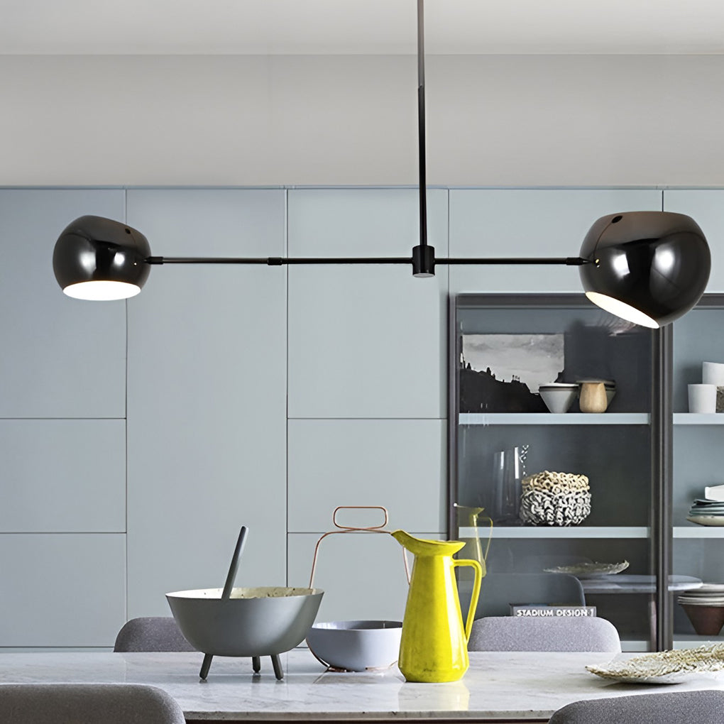 WINDSOR BLACK GEOMETRIC HANGING CHANDELIER
