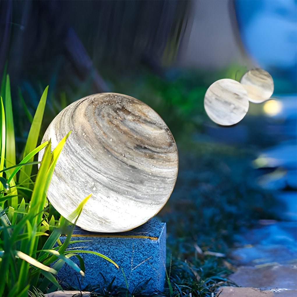THORNBURY SPHERE GLOW OUTDOOR POST ILLUMINATORS