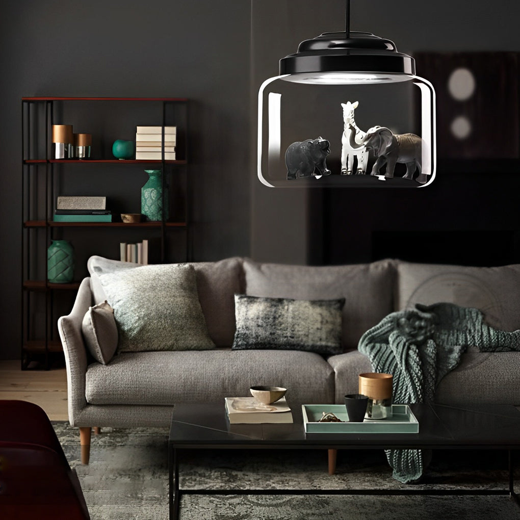 FENWICK MENAGERIE ILLUMINATION JAR PENDANT