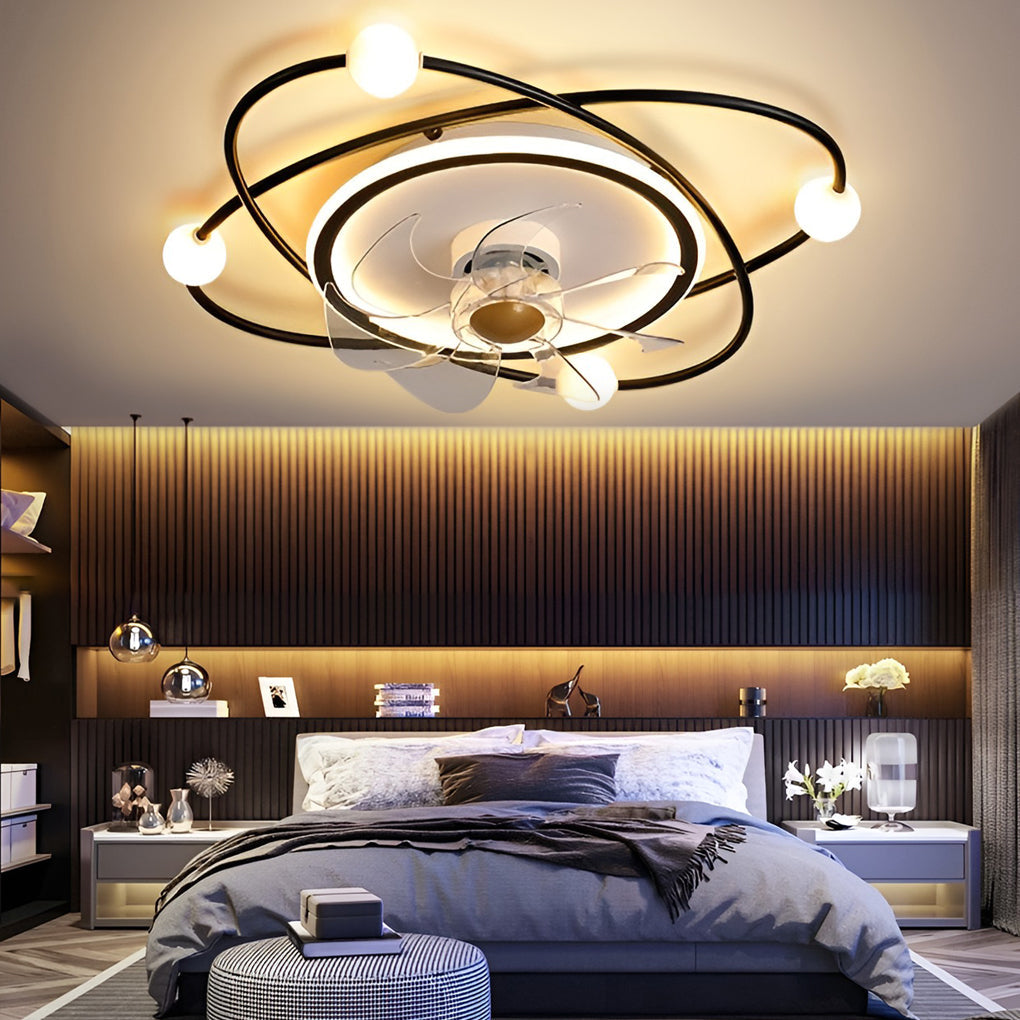 THORNBURY WHISPERING WINGS LED CEILING LAMP WITH DIMMING CONTROL