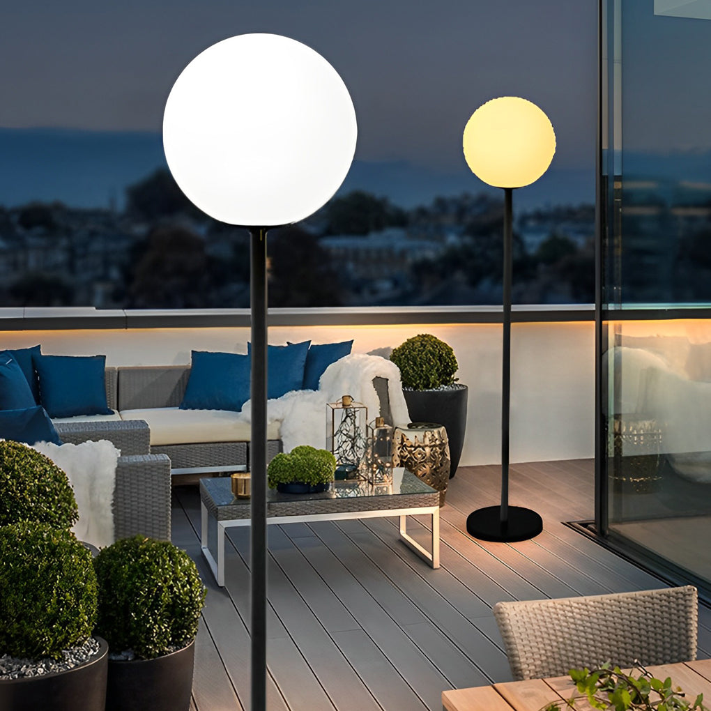 CHARING CROSS MULTI-HUE ORB FLOOR LANTERN