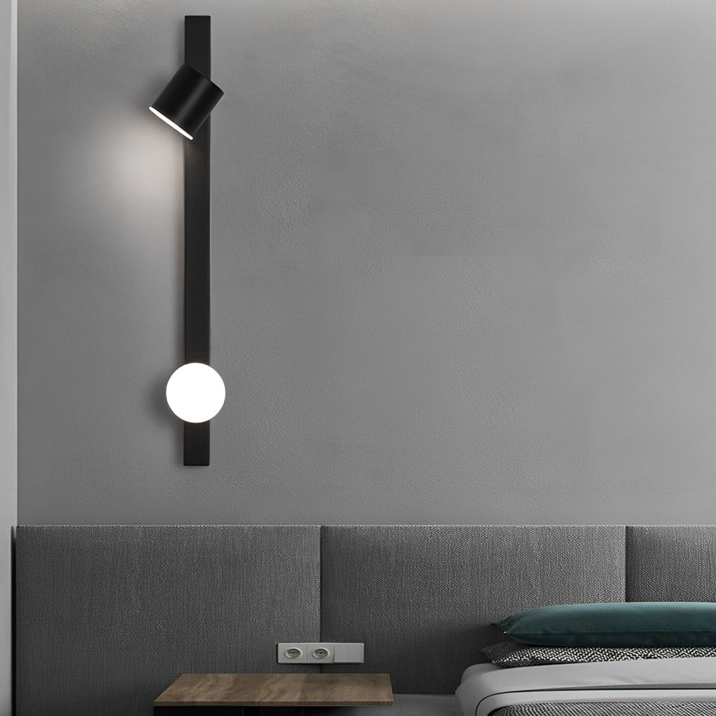 WINTHORPE MODERN METAL BLACK WALL LIGHTING