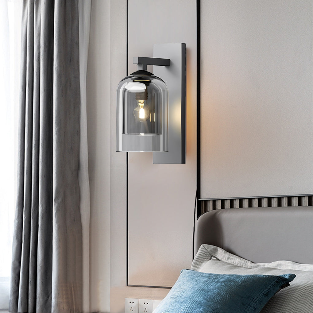 WINTERBOURNE DOUBLE-LAYERED GLASS WALL SCONCE