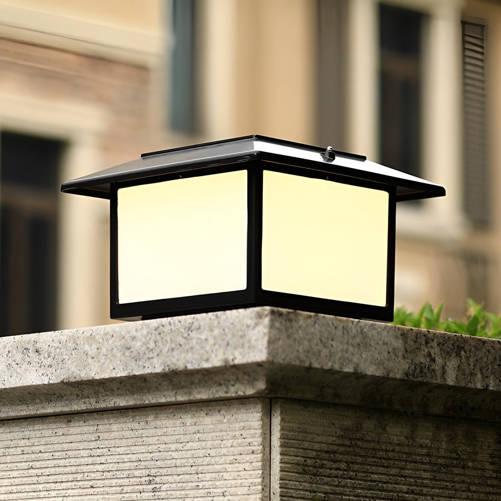 WINDSOR SQUARE TRIPLE DIMMER SOLAR FENCE LIGHTS
