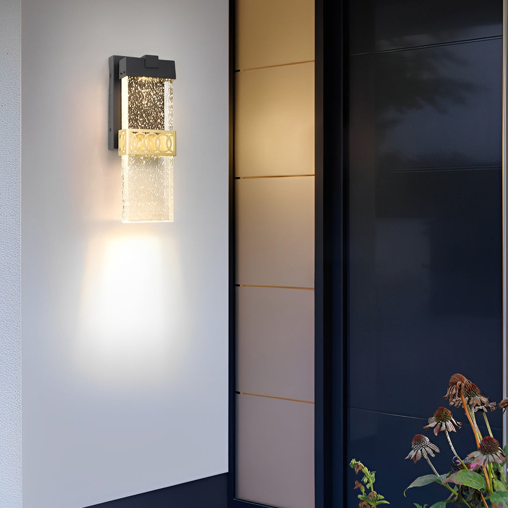 RAVENWOOD AQUA GLOW OUTDOOR WALL SCONCE