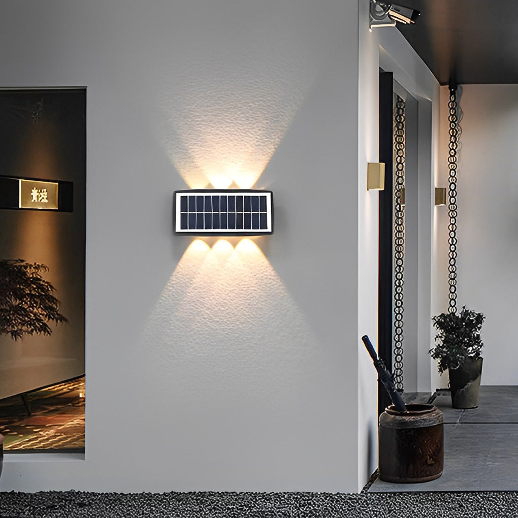 WINDSOR RECTANGULAR LED WALL SCONCE WITH WATERPROOF FINISH