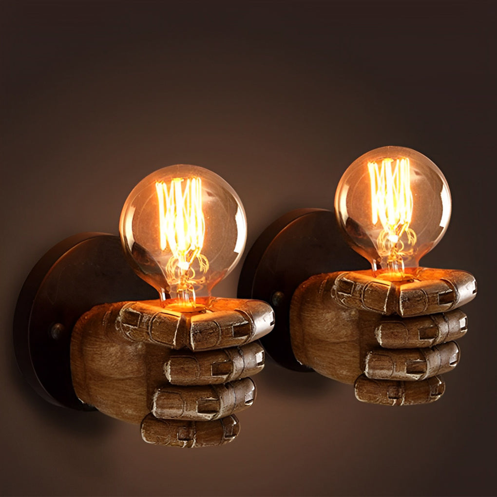 WINTHROP HANDSCULPT WALL SCONCE IN RESIN