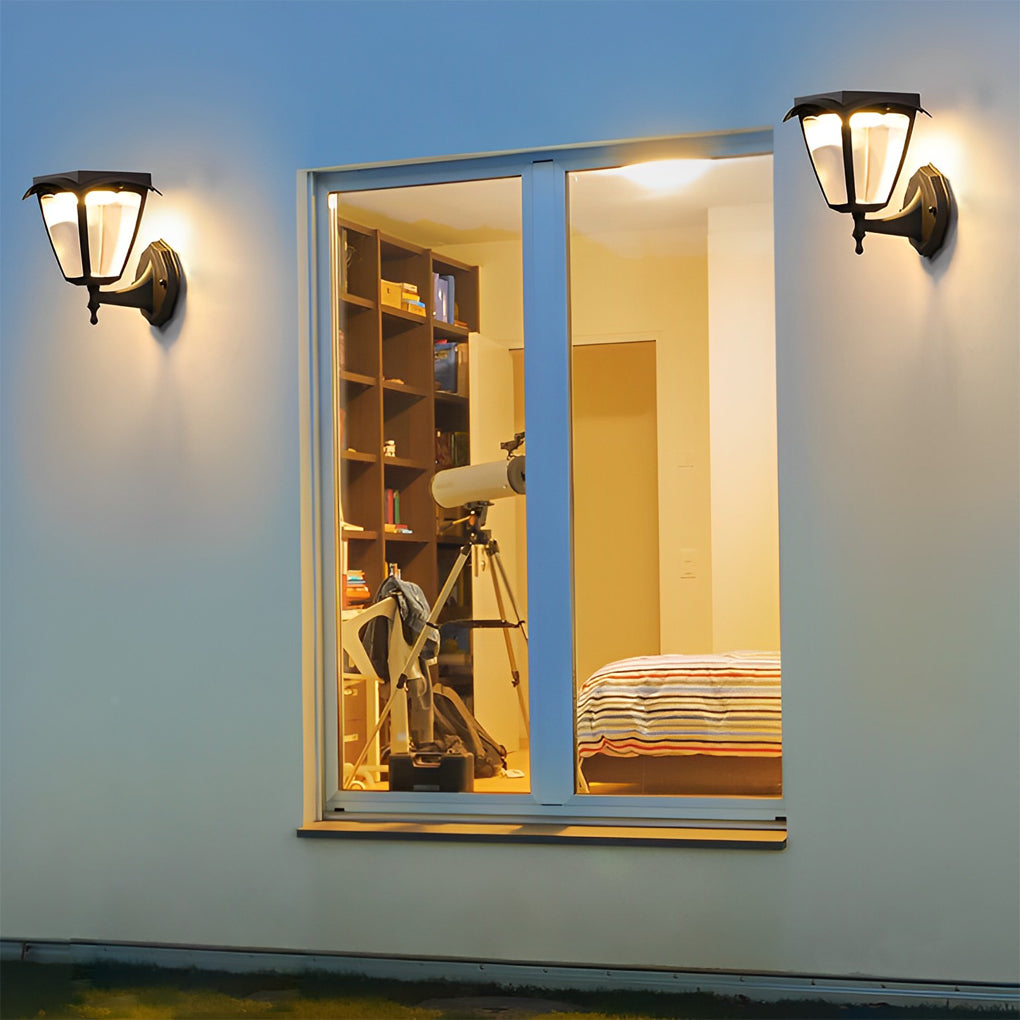 RAVENSWOOD SOLAR-ENHANCED OUTDOOR WALL LANTERN