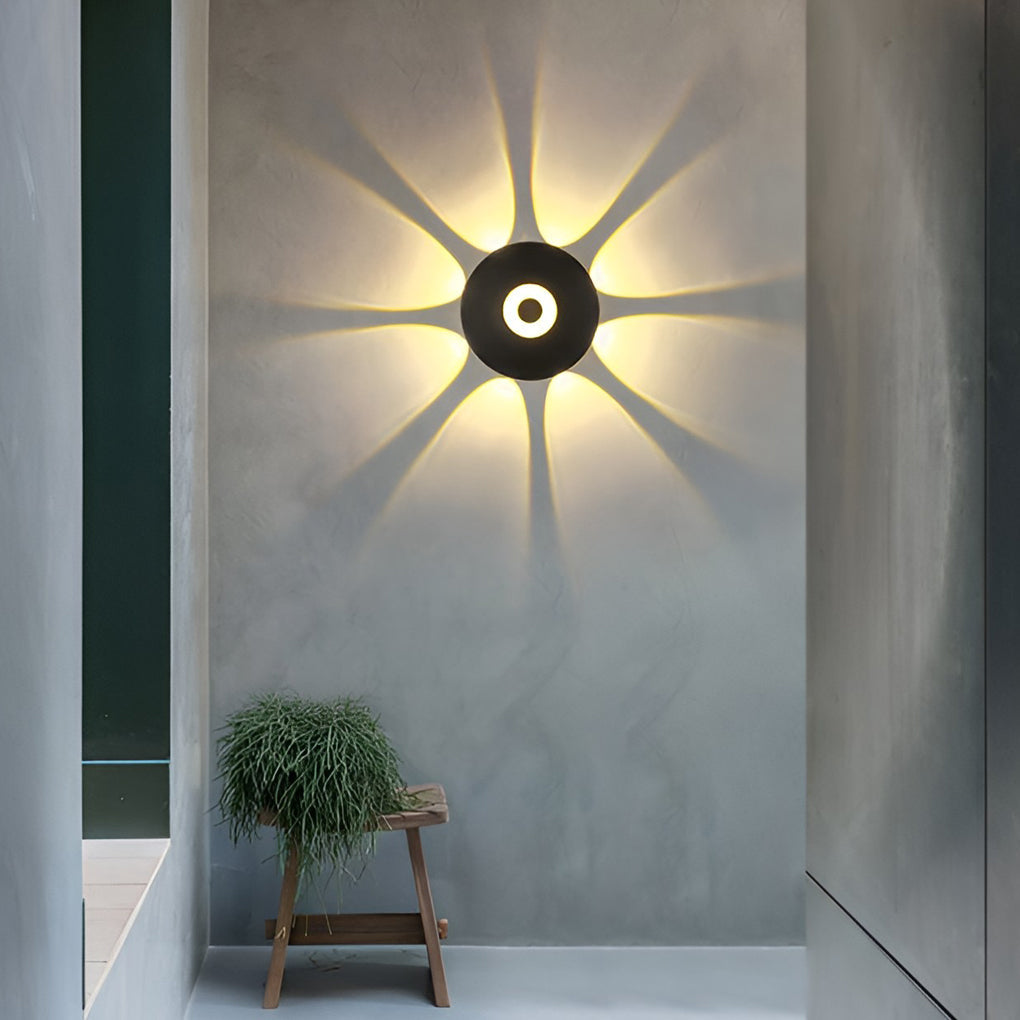 RAVENSCROFT CIRCULAR AQUA-RESISTANT LED WALL LUMINAIRE