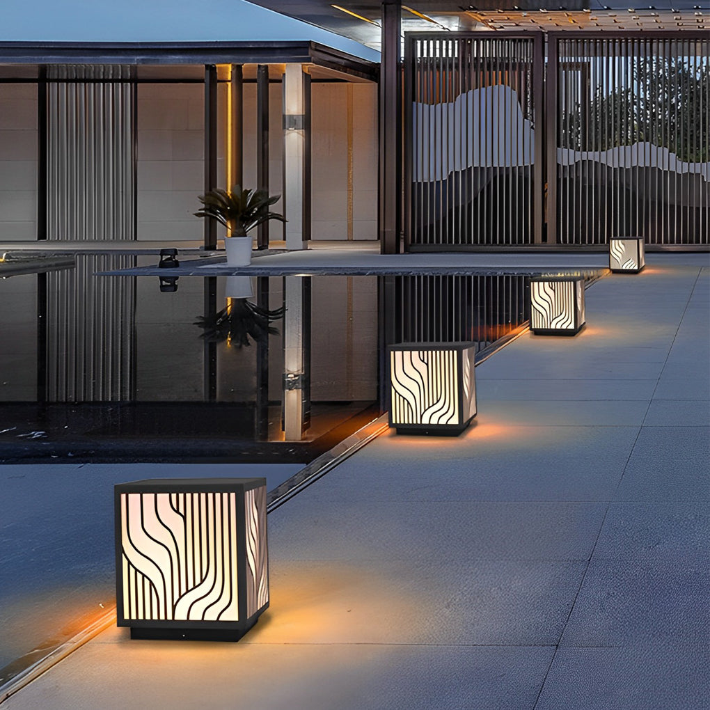 WINCHESTER SQUARE LED OUTDOOR PILLAR LIGHTING