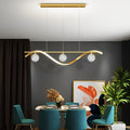 WINTHORPE GLASS ORB TRILIGHT HANGING LAMP
