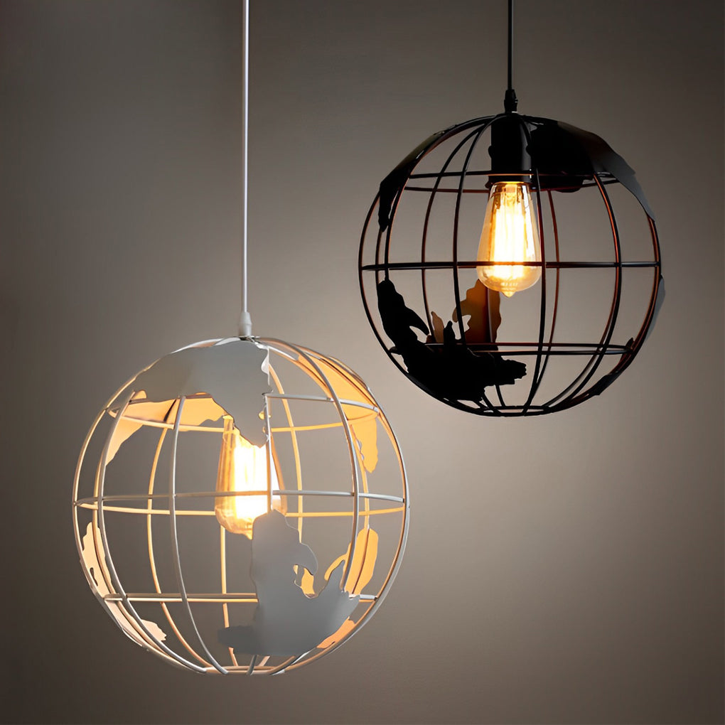 WINTHORPE INDUSTRIAL GLOBE HANGING LANTERN