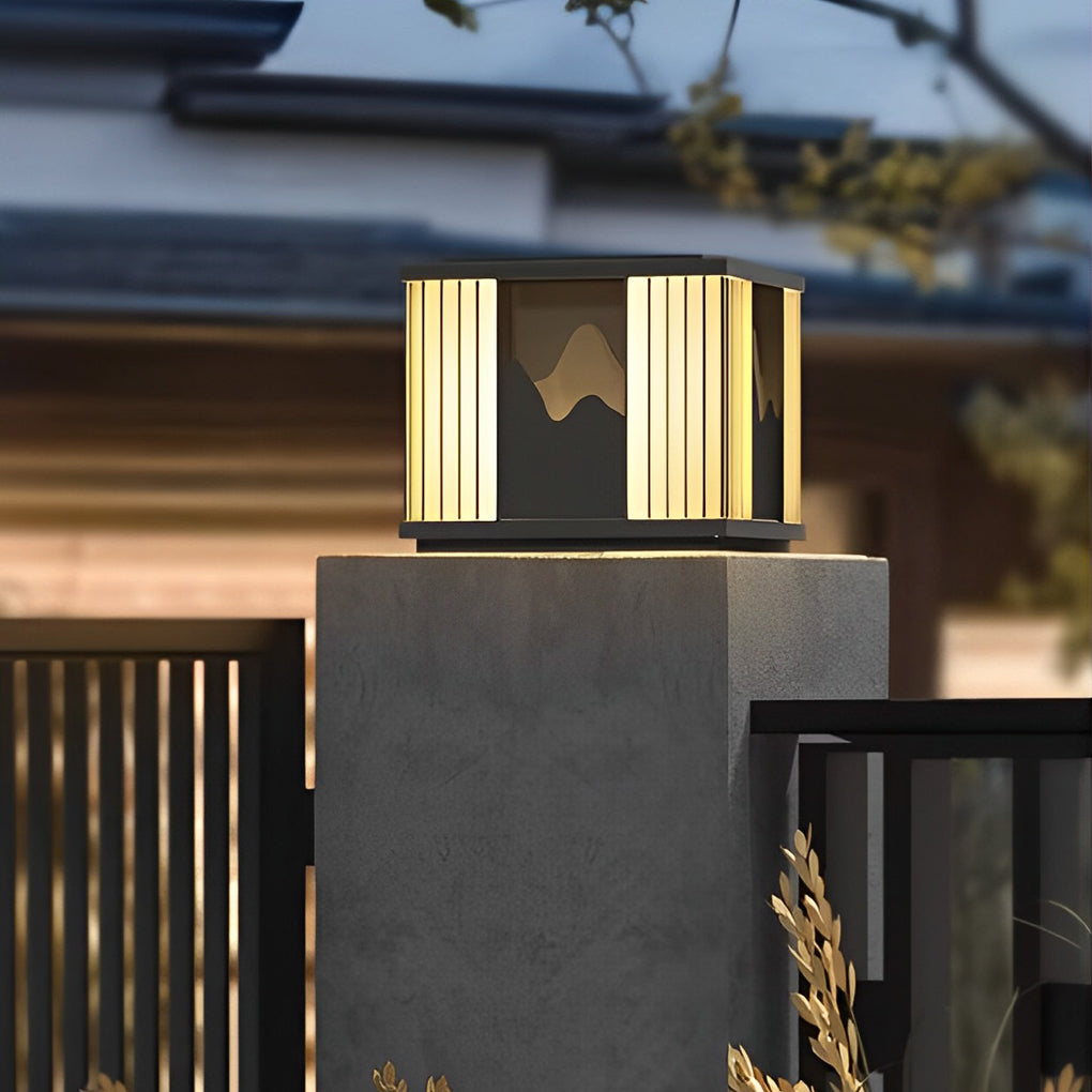 BLACKWATER MOUNTAINVIEW SOLAR LUMINAIRE POST CAP LIGHTS