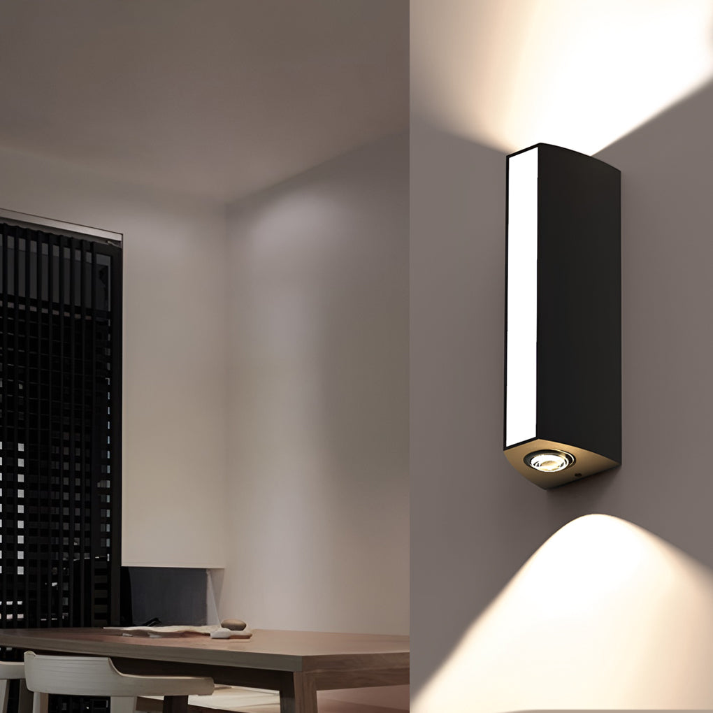BLACKTHORN RECTANGULAR AQUA-LIT WALL SCONCE