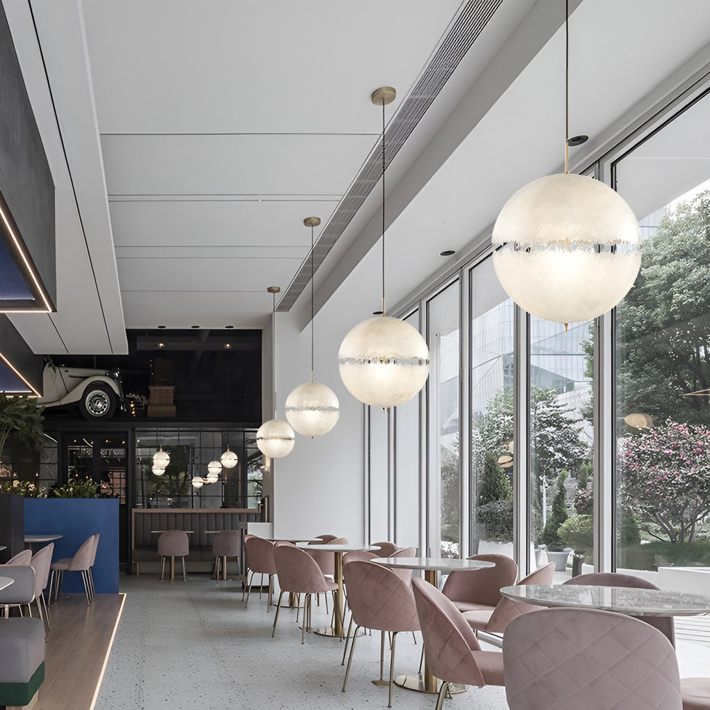 ASTRAL LUNA WHITE LED PENDANT CHANDELIER