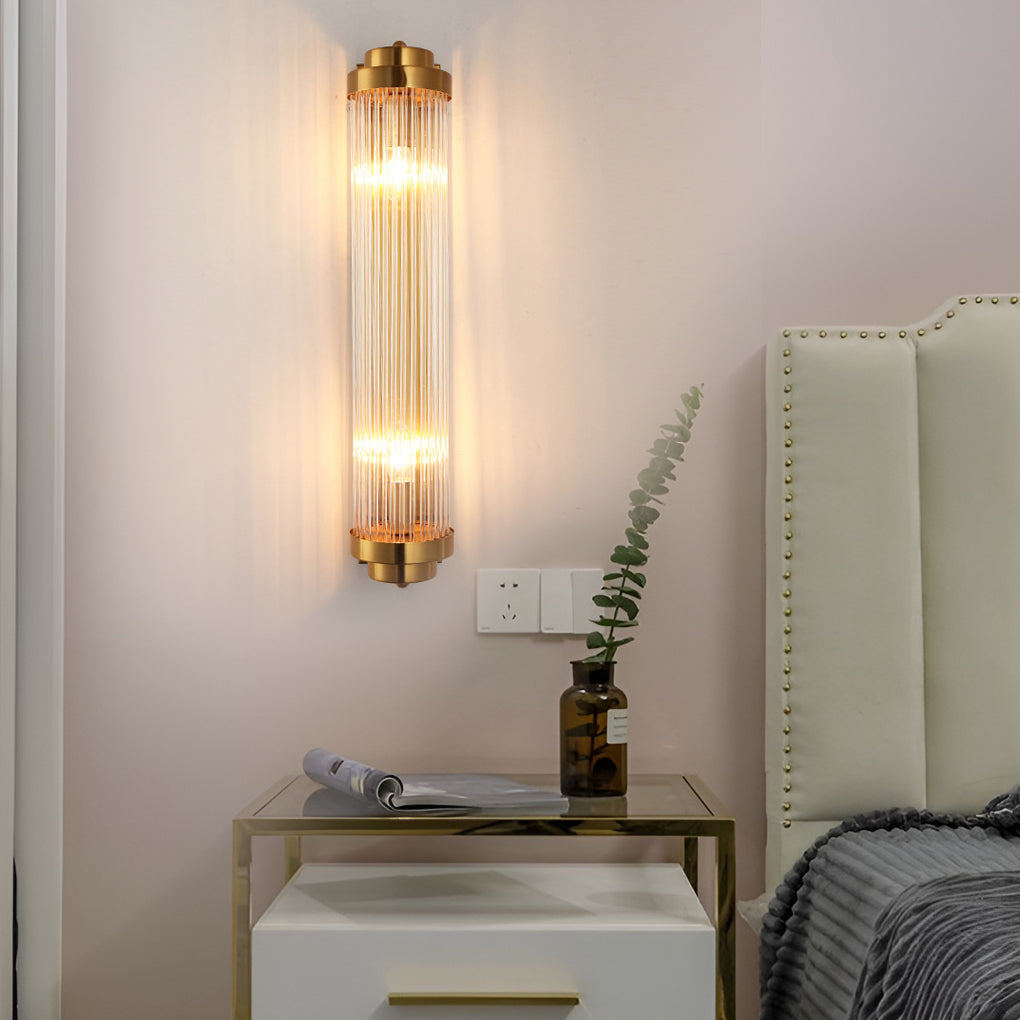 WINTERBOURNE CRYSTAL GLOW WALL SCONCE WITH ADJUSTABLE WARM WHITE LIGHT