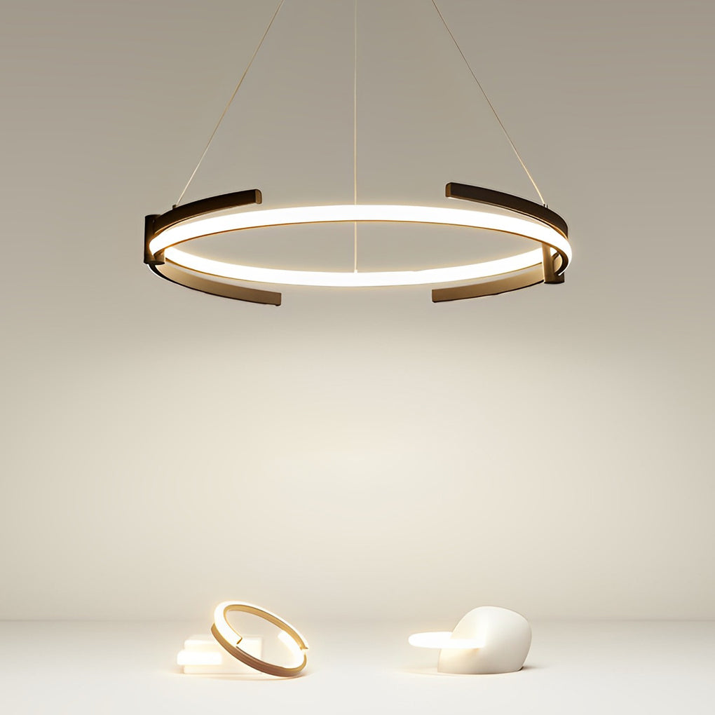 RAVENHALL REMOTE-CONTROLLED DIMMABLE ROUND LED CHANDELIER