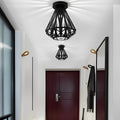 WINTHORPE VINTAGE METAL LANTERN CEILING LIGHT