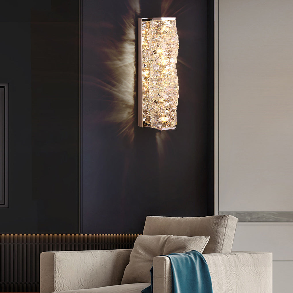 WINTHROP CRYSTAL TRIFECTA DIMMING WALL SCONCE