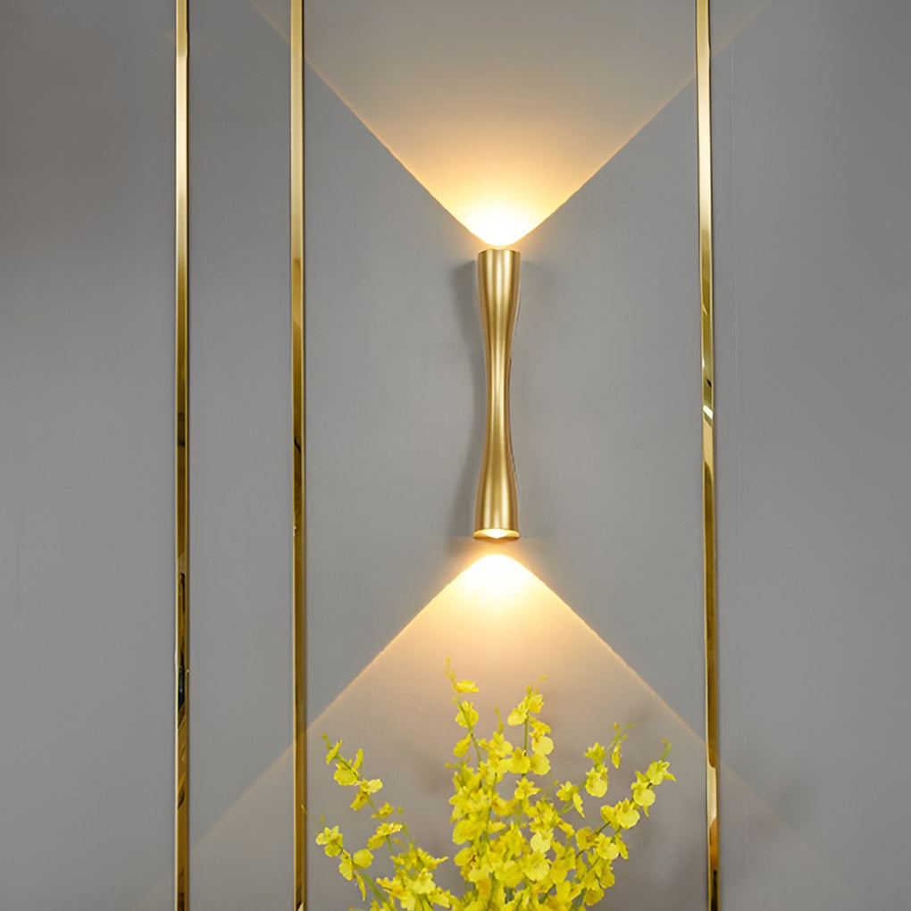 WINTERBOURNE CHROMED LED DUAL-FACING WALL LANTERN