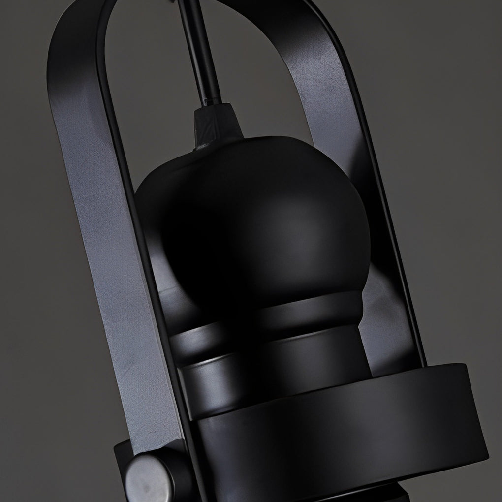 WINCHESTER SEMICIRCULAR IRON & GLASS PENDANT LIGHT